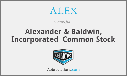 What does Ben Alexander stand for?